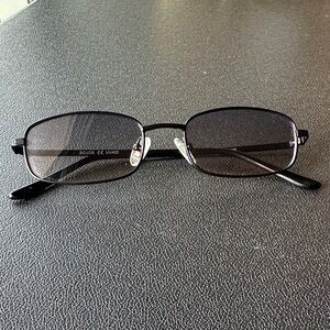 Stylish Black Rectangular Glasses